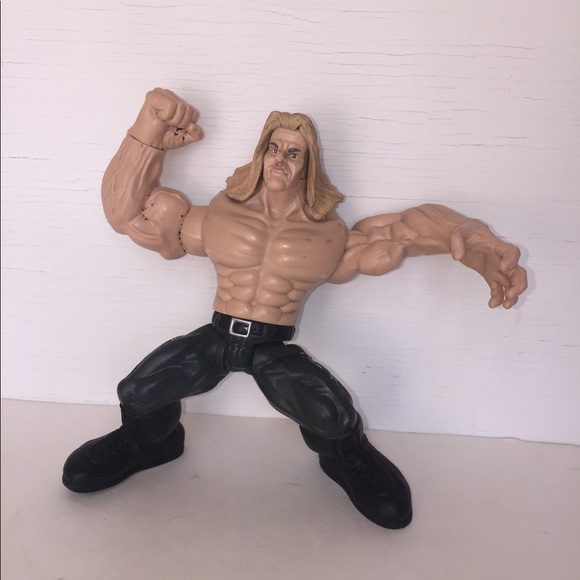 Vintage Jakks Pacific Maximum Sweat Triple H/Billy Gunn Wrestling Action Figures - Picture 2 of 5